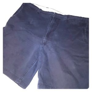 St John's Bay Mens Chino Shorts Black